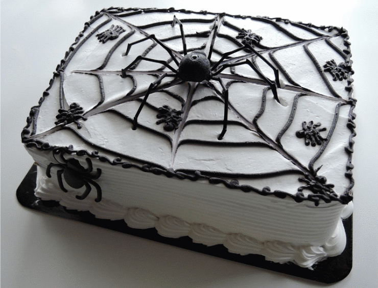 Spooky Spider Cake